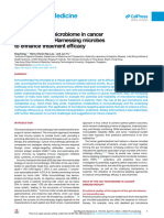 Modulating Gut Microbiome in Cancer