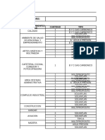 Formatos. Extintores. Botiquín. Medevac. 1