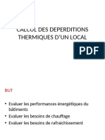 Présentatipon 2 Déperditions Thermiques