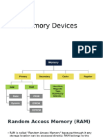 Classification of Memories