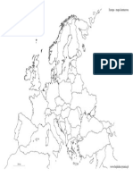 Europa Mapa Konturowa PDF