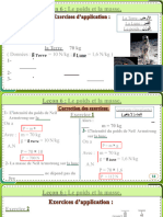 Le Poids Et La Masse Exercices Corriges 1