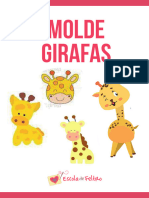 Moldes de Girafas