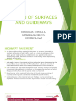 Design of Surfaces and Guideways