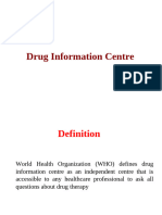 Drug Information Centre