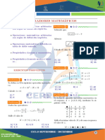 Operadores Matemáticos: Área: Ingenierías Semana: 08 Curso: Raz. Matemático