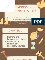 Chapter 1 - Meaning of History - Primary and Secondary Sources - Historical Criticisms