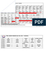 PT 2 Date Sheet 2023