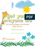 Coloring Book With Popular Stories From The Bible - Compressed