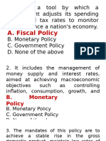 Fiscal Policy