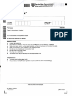 Igcse Paper 6 Oct Nov 2024