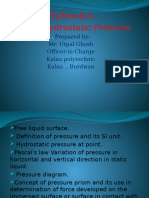 Hydraulics - Unit - 2 Hydrostatic Pressure 13.08.2015