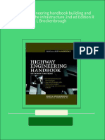 PDF Highway Engineering Handbook Building and Rehabilitating The Infrastructure 2nd Ed Edition R L Brockenbrough Download