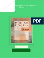 Full Inhibition in Cognition 1st Edition David S. Gorfein Ebook All Chapters