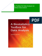 Buy Ebook A Biostatistics Toolbox For Data Analysis 1st Edition Steve Selvin Cheap Price