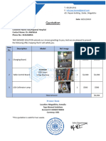 Bay Regional Hospital Spare Parts Quotation