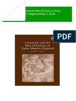 Full Download Literature and The Idea of Luxury in Early Modern England Alison V. Scott PDF