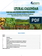 Agricultural Calendar 2024 2nd Cropping Season To Print