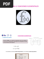 Tema 4. Presentacion Funciones Elementales