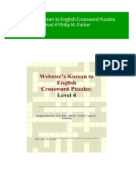 Buy Ebook Webster S Korean To English Crossword Puzzles Level 4 Philip M. Parker Cheap Price