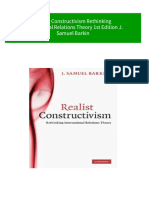 Full Download Realist Constructivism Rethinking International Relations Theory 1st Edition J. Samuel Barkin PDF