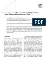 International Journal of Chemical Engineering - 2019 - Menon - Modeling Residence Time Distribution RTD Behavior in A