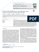 Structural, Optical, Photoluminescence and Sunlight Photocatalytic Properties of Sprayed NiO-ZnO Nanocomposite Thin Films