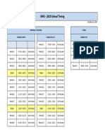 MHS - 2425 School Timing