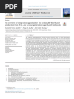 An Overview of Integration Opportunities For Sustainable Bioethanol