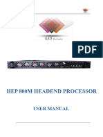 HEP800M Platform User Manual