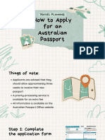 How To Apply For An Australian Passport