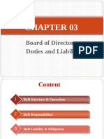 C03 - BoD - Duties and Liability