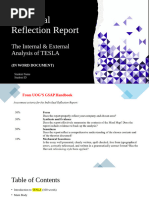 Individual Reflection Report Guidance