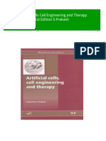 (FREE PDF Sample) Artificial Cells Cell Engineering and Therapy 1st Edition S Prakash Ebooks