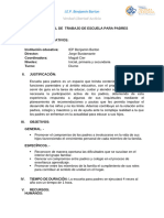 Plan Anual de Trabajo de Escuela para Padres