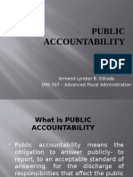 Public Accountability