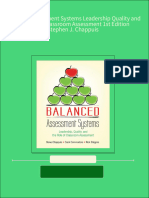 Immediate Download Balanced Assessment Systems Leadership Quality and The Role of Classroom Assessment 1st Edition Stephen J. Chappuis Ebooks 2024