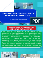 Saneamiento e Higiene en La Insdustria Farmaceutica