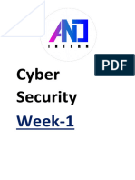 Cyber Security Week-1 Materials