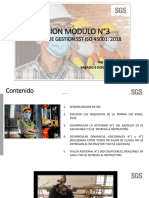 Agenda y Presentacion de La Sesion Del Modulo N°3 - Iso 45001