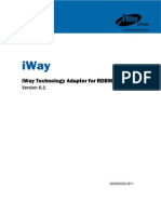 Iway Technology Adapter For Rdbms User'S Guide