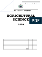 SSC Agricultural Science 2020