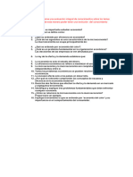 Test de Evaluación Integral de Conocimientos