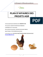 PLAN D'affaire AEJ 1000 Poules Pondeuses Pam 21