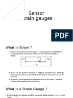 Sensors Working and Applications Strain Gauges