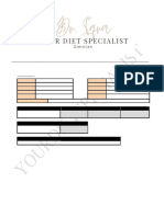 Patient Details: Name: Age: Gender: Weight: Height Diagnosis Activity Sleeping Hrs. Food Allergy Marital Status. Medical History