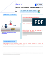 FICHA 2 - Electricidad en Perspectiva Descubriendo El Potencial Eléctrico - CYT - 5°