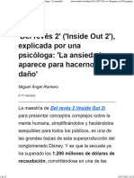 'Del Revés 2' ('Inside Out 2'), Explicada Por Una Psicóloga - La Ansiedad No Aparece para Hacernos Daño