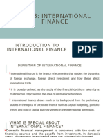 Introduction To International Finance