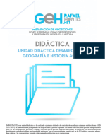 DIDACTICA. Unidad Didáctica Desarrollada - Geografía e Historia 4º ESO